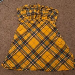 Adorable Plaid Tube Top